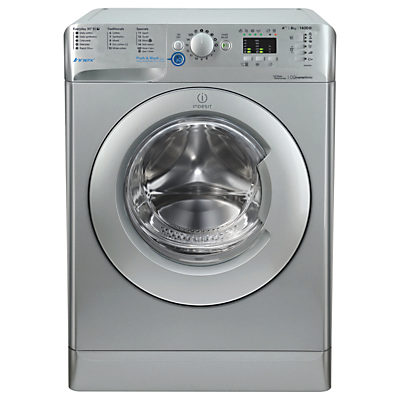 Indesit Innex BWA81483XS Freestanding Washing Machine 8kg Load, A+++ Energy Rating, 1400rpm, Silver
